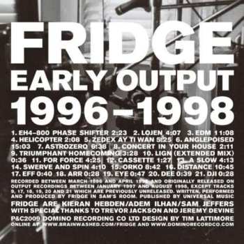 CD Fridge: Early Output 1996-1998 493503