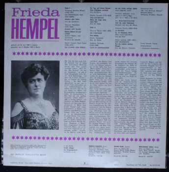 LP Frieda Hempel: Große Sänger Der Vergangenheit - Frieda Hempel 367609