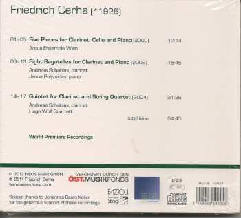 CD Friedrich Cerha: Chamber Music With Clarinet 509828