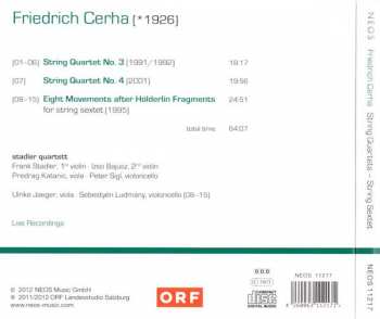CD Friedrich Cerha: String Quartets Nos. 3 & 4 / Eight Movements After Hölderlin Fragments 424636