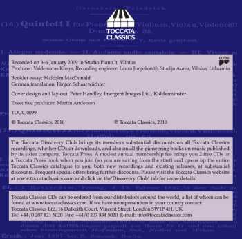 CD Friedrich Gernsheim: Piano Quintet No. 1 In D Minor, Op. 35 / Piano Quintet No. 2 In B Minor, Op. 63