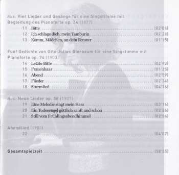 CD Friedrich Gernsheim: Verborgene Schätze (Lieder Von Franz Gernsheim (1839–1916)) 288898