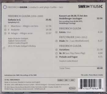 CD Friedrich Gulda: Jazz ∙ Symphony In C | Concert Heidelberg 1971 104898