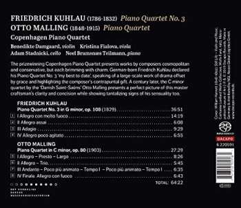 CD Daniel Friedrich Rudolph Kuhlau: Piano Quartet No.3 / Piano Quartet 486419