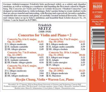 CD Friedrich Seitz: Concertos For Violin And Piano Nos. 6-10 and Op. 25 505867