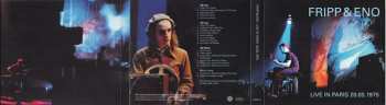 3CD Fripp & Eno: Live In Paris 28.05.1975 93136