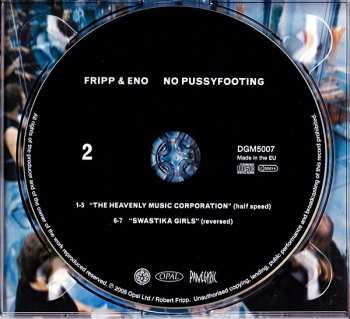 2CD Fripp & Eno: (No Pussyfooting) LTD 93464