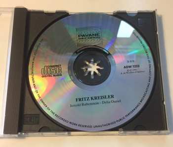 CD Fritz Kreisler:  Pieces For Violin And Piano 286999