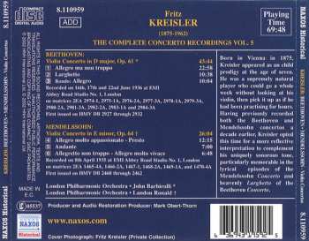 CD Fritz Kreisler: The Complete Concerto Recordings Vol. 5 147746