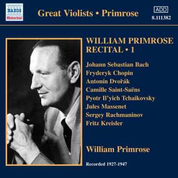 Album Fritz Kreisler: William Primrose - Recital Vol.1