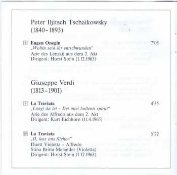 CD Fritz Wunderlich: Opernarien 415226