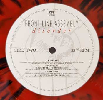 LP Front Line Assembly: Disorder DLX | LTD | CLR 420864