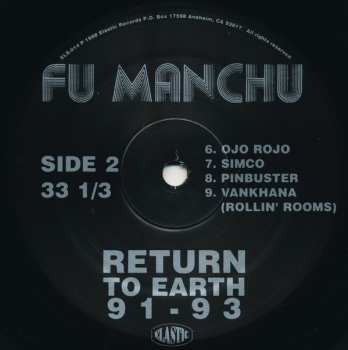 LP Fu Manchu: Return To Earth 91 - 93 457240