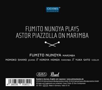 CD Fumito Nunoya: Piazzolla On Marimba 462282