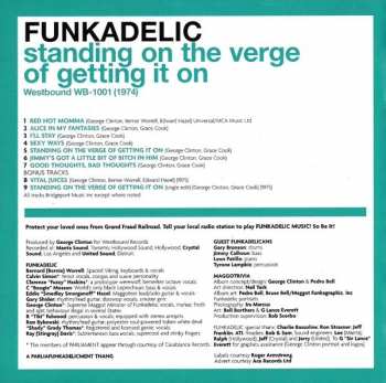 CD Funkadelic: Standing On The Verge Of Getting It On 194489