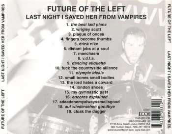 CD Future Of The Left: Last Night I Saved Her From Vampires 103978