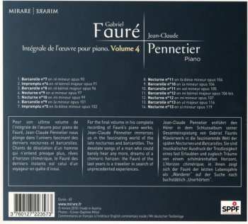 CD Gabriel Fauré: Intégrale de L'œuvre Pour Piano, Vol. 4 185541