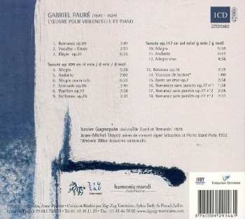 CD Gabriel Fauré: L'Oeuvre Pour Violoncelle Et Piano 429307