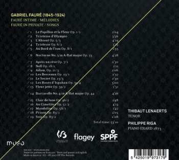 CD Gabriel Fauré: Mélodies 312093