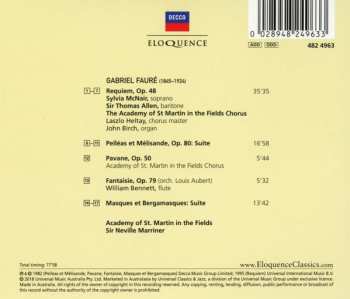 CD Gabriel Fauré: Orchestral Works 390847