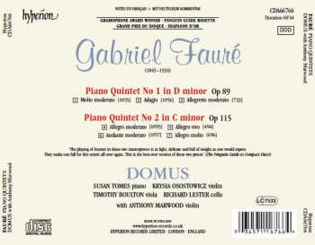 CD Gabriel Fauré: Piano Quintets 288595