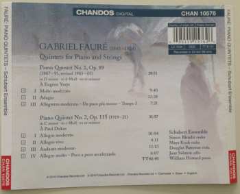 CD Gabriel Fauré: Piano Quintets Nos 1 And 2 337965