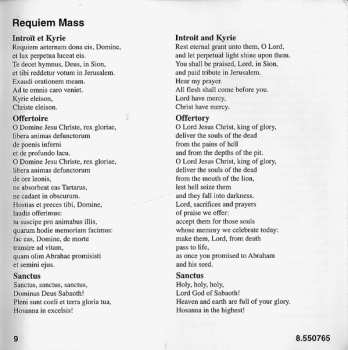 CD Gabriel Fauré: Requiem • Messe Basse • Cantique De Jean Racine 447865