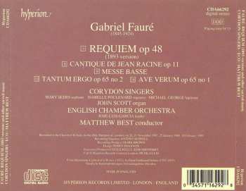 CD Gabriel Fauré: Requiem • Messe Basse • Cantique de Jean Racine • Ave Verum • Tantum Ergo 320533