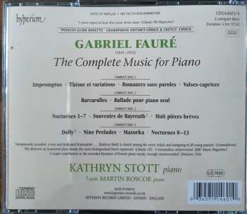 4CD Gabriel Fauré: The Complete Music for Piano 439349