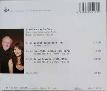 CD Gabriel Pierné: Grand Sonatas For Flute - Works By Pierné, Gade And Prokofiev 322834