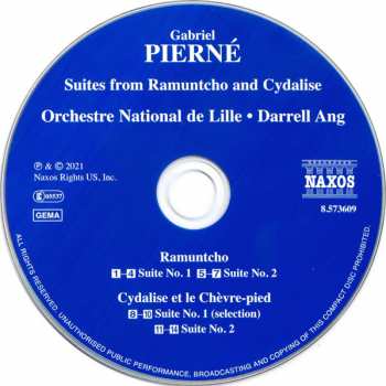CD Gabriel Pierné: Suites From Ramuntcho And Cydalise 189308