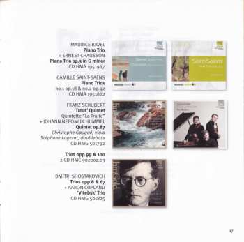 CD Gabriel Pierné: Trios Avec Piano 235941