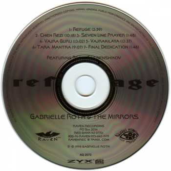 CD Gabrielle Roth & The Mirrors: Refuge 312082