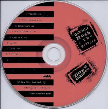 CD Gabrielle Roth & The Mirrors: Zone Unknown