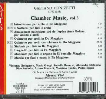CD Gaetano Donizetti: Chamber Music Vol.3 290619