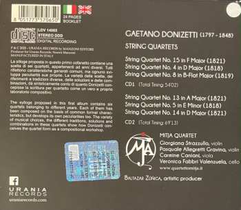 2CD Gaetano Donizetti: String Quartets Vol.I 411616