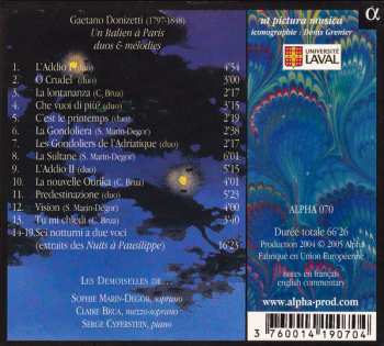 CD Gaetano Donizetti: Un Italien À Paris - Duos & Mélodies 286702