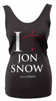 Merch Game Of Thrones: Tílko I Love Jon Snow L