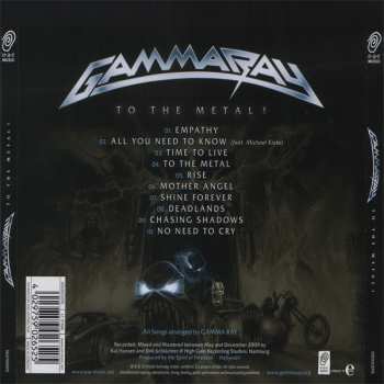 CD Gamma Ray: To The Metal! 36806