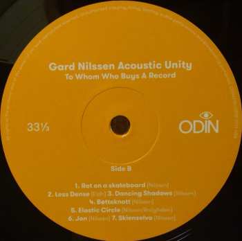 LP Gard Nilssen's Acoustic Unity: To Whom Who Buys A Record 66420