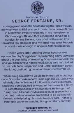 LP Garry Burnside: It's My Time Now