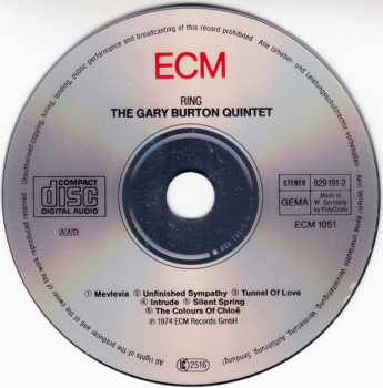 CD Gary Burton Quintet: Ring 176730