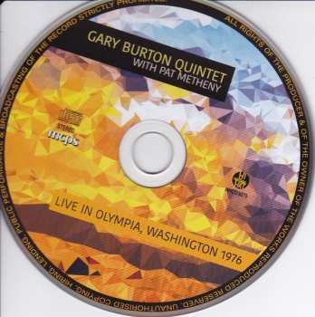 CD Gary Burton Quintet: Live In Olympia, Washington 1976 510984
