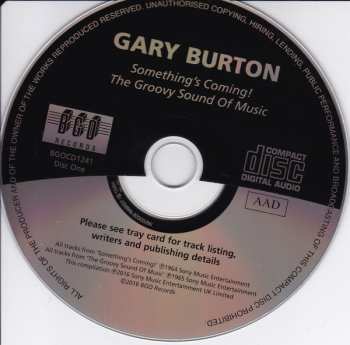 2CD Gary Burton: Something's Coming! - The Groovy Sound Of Music - The Time Machine 285439