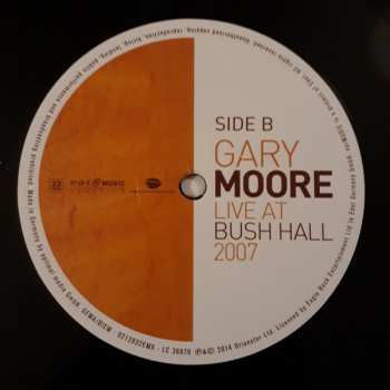 2LP/CD Gary Moore: Live At Bush Hall 2007 LTD | NUM 143201
