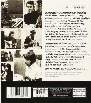 CD Gary Puckett & The Union Gap: Gary Puckett & The Union Gap Featuring Young Girl / Incredible 479388