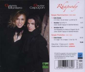 CD Gautier Capuçon: Rhapsody - Cello Sonatas 404418