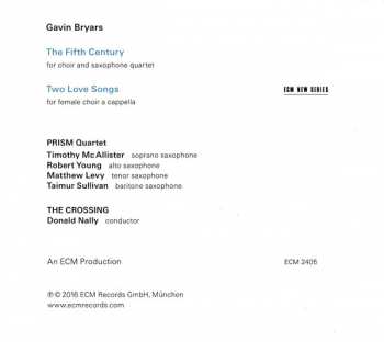 CD Gavin Bryars: The Fifth Century 319023