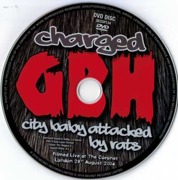 CD/DVD G.B.H.: City Baby Attacked By Rats 174208