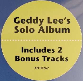 2LP Geddy Lee: My Favourite Headache CLR | LTD